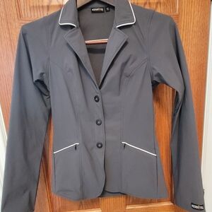 Kerrits Women's Charcoal Blazer with White Trim
